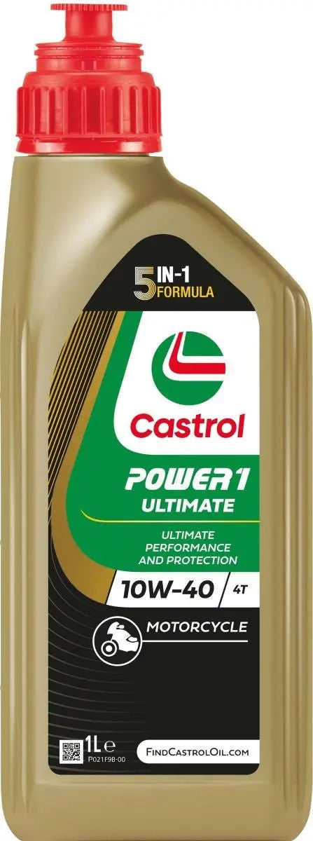 15FFA3 CASTROL POWER 1 RACING 4T SINTET,10W40 LT1
